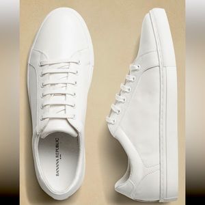 Banana Republic brand new white sneakers.